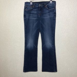 Lucky Brand Dungarees Midrise Flare 10/30